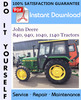 Thumbnail John Deere 840, 940, 1040, 1140 Tractors Technical Manual ☆ Thumbnail John Deere 840, 940, 1040, 1140 Tractors Technical Manual ☆