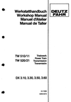 Thumbnail Power Train Transmission TW 510 520 DX Service Manual ENG DE